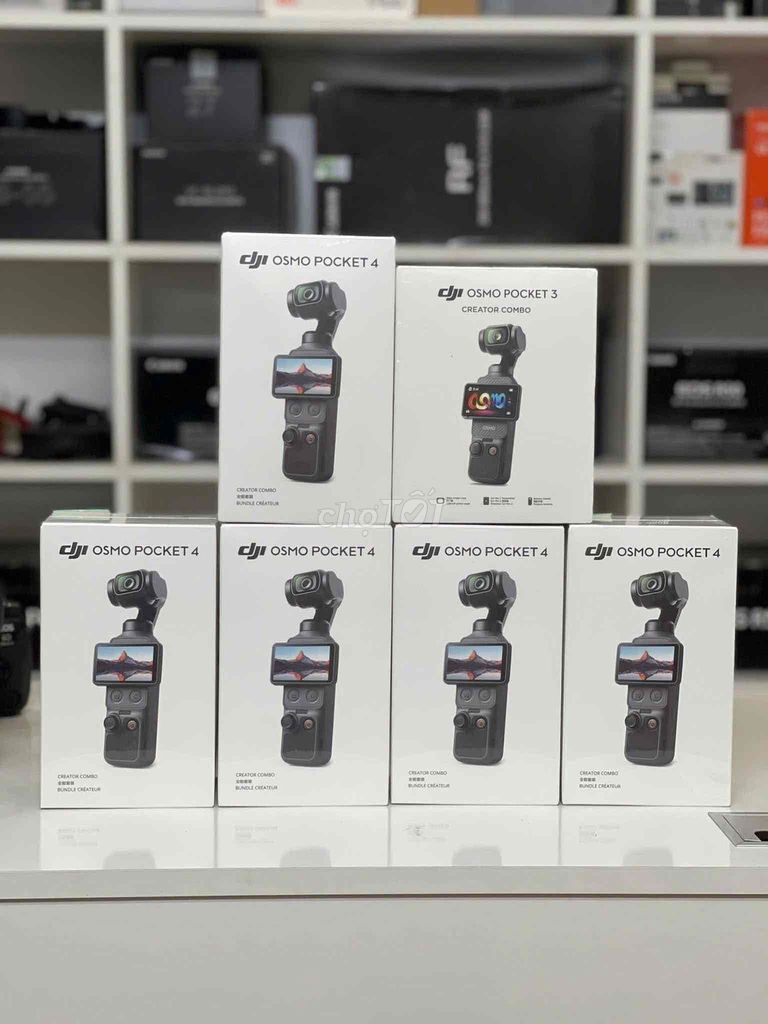 Máy quay DJI Osmo Pocket 4 Creator Combo Đen. Mua bán Máy ảnh, Máy quay tại Huyện Gia Lâm Hà Nội được đăng bởi tập tành buôn bán hình 1