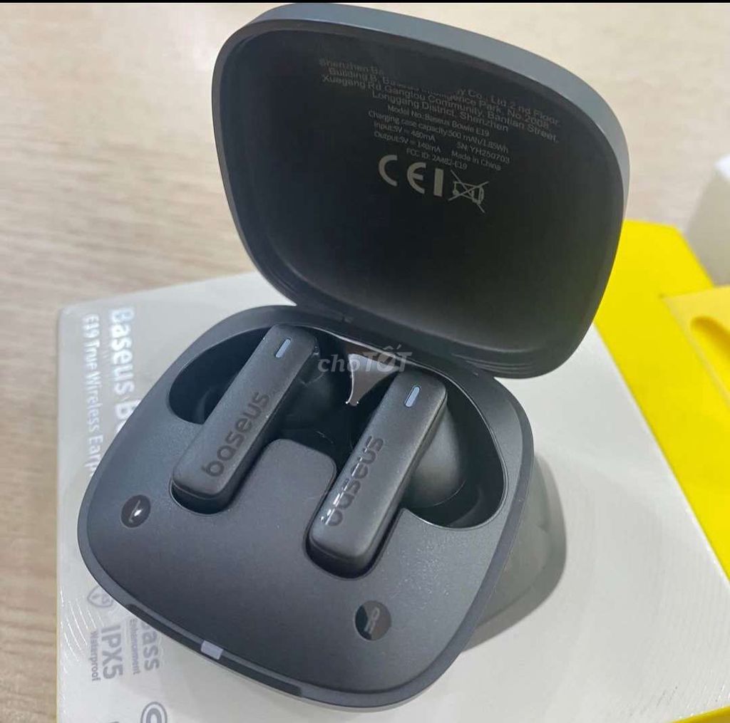 Tai nghe Baseus Bowie E19 Đen. Mua bán Tivi, Âm thanh tại Quận Thanh Xuân Hà Nội được đăng bởi Thiên hùng lê hình 1