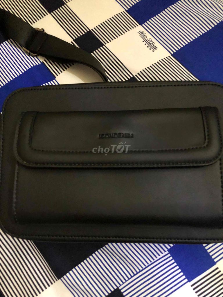 Túi đeo chéo Nam Da Đen. Mua bán Túi xách tại Quận Ô Môn Cần Thơ được đăng bởi tribui hình 1