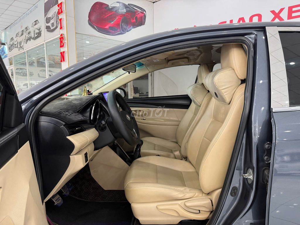 Toyota Vios 1.5E MT 2014 số sàn màu xám. Mua bán Ô tô tại Quận 7 Tp Hồ Chí Minh được đăng bởi Ô Tô Thiên Hải  hình 9