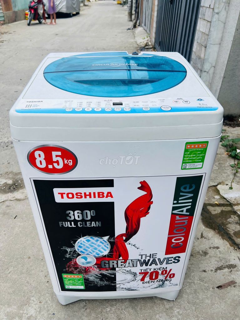 Thanh lý máy giặt Tosiba 8,2kg giặt vắt tốt LC1211