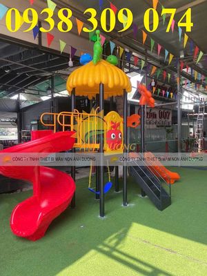 Cầu trượt khu vui chơi trẻ em, cầu trượt GR. Mua bán Mẹ và bé tại Huyện Đức Trọng Lâm Đồng được đăng bởi Thu Hường