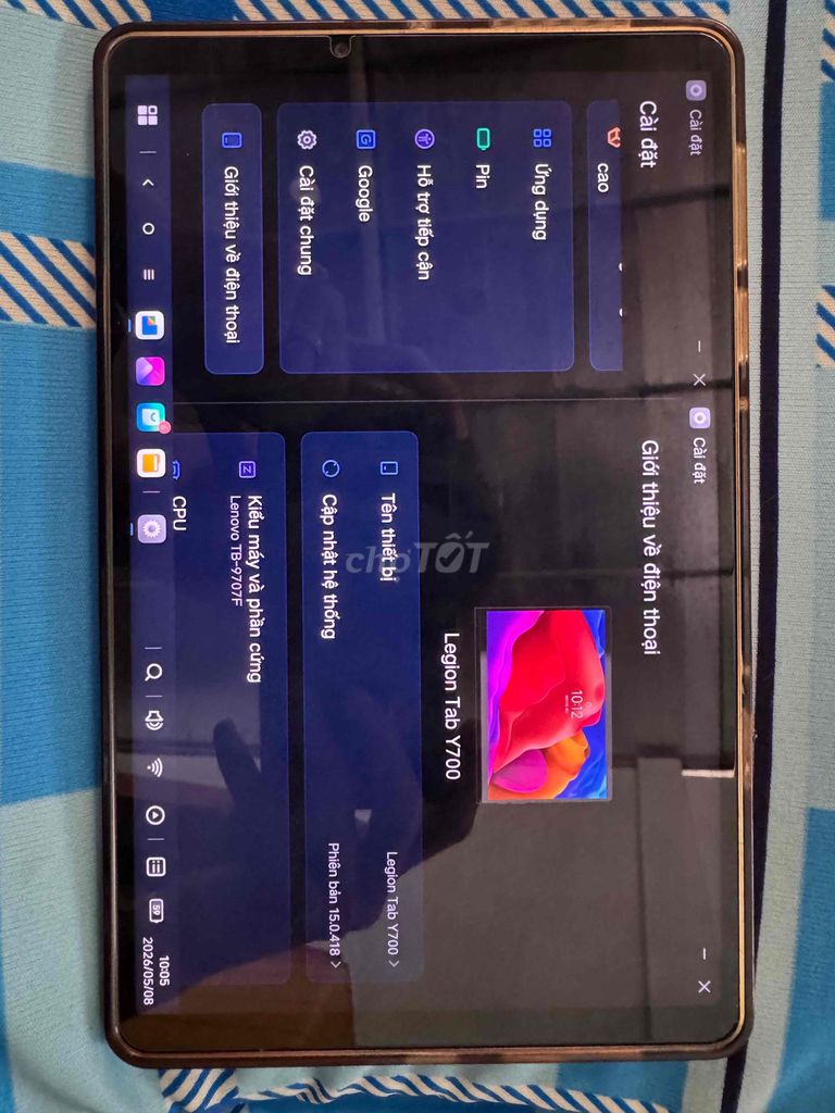 Lenovo Legion Y700 Gen1 12GB/256GB. Mua bán Máy tính bảng tại Quận Ô Môn Cần Thơ được đăng bởi Thành Công hình 1