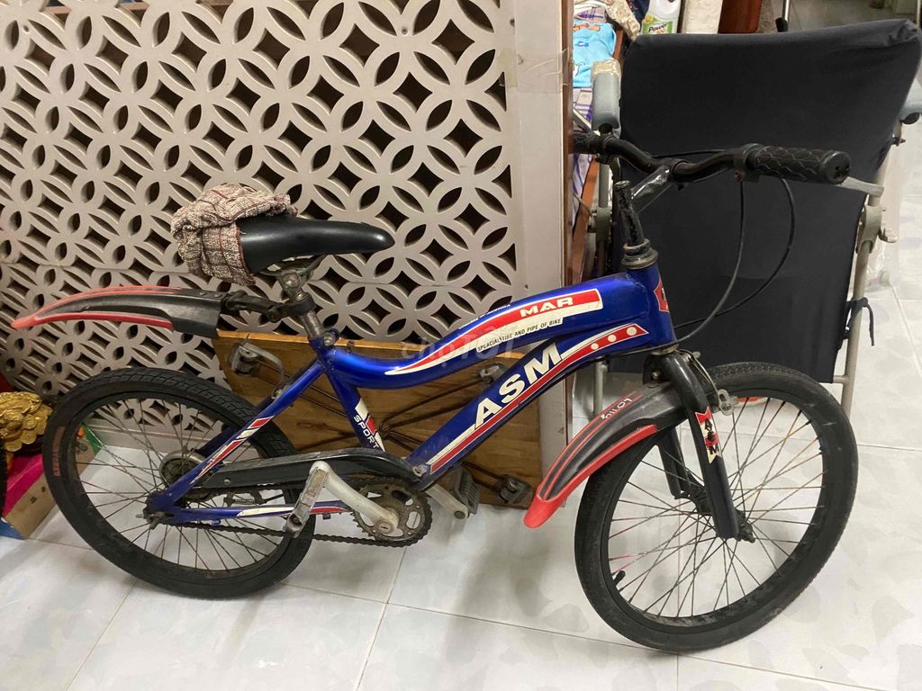 Xe đạp ASM MAR Xanh. Mua bán Xe đạp tại Quận Gò Vấp Tp Hồ Chí Minh được đăng bởi Tran thanh giau hình 1