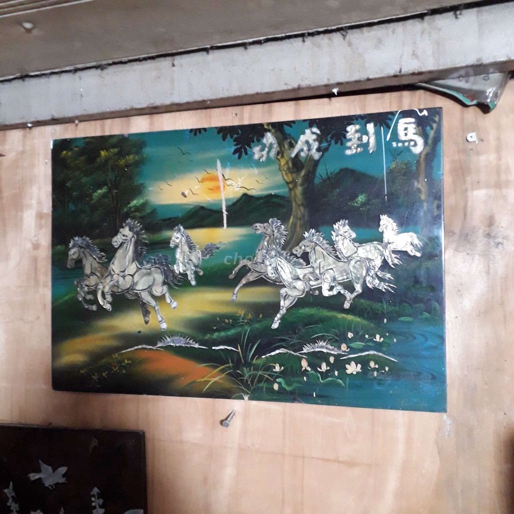 Bán 3 bức trang trí như hình dài 50 x40 cm