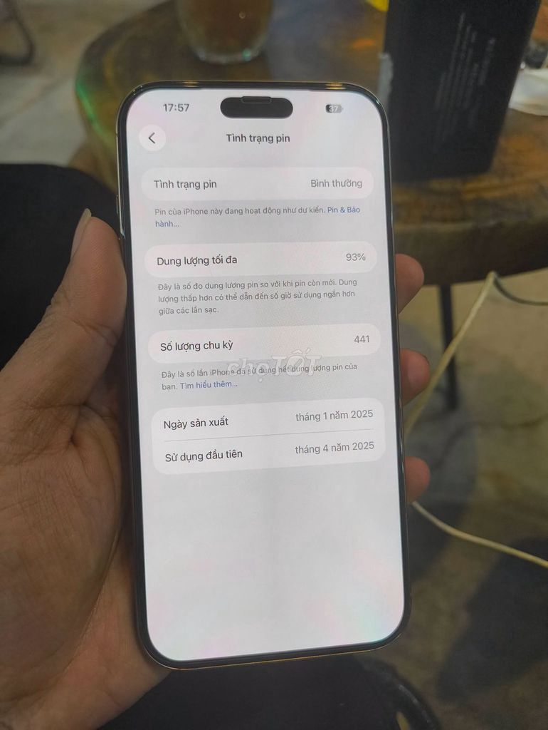 Apple iPhone 16 Pro Max 256GB Vàng đồng 93%. Mua bán Điện thoại tại Quận 1 Tp Hồ Chí Minh được đăng bởi Hội Đồ Điện Tử hình 1
