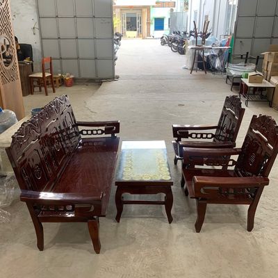 BỘ SALON GỖ TỰ NHIÊN CŨ THANH LÝ. Mua bán Bàn ghế tại Quận Tân Phú Tp Hồ Chí Minh được đăng bởi Hàng thanh lý 436
