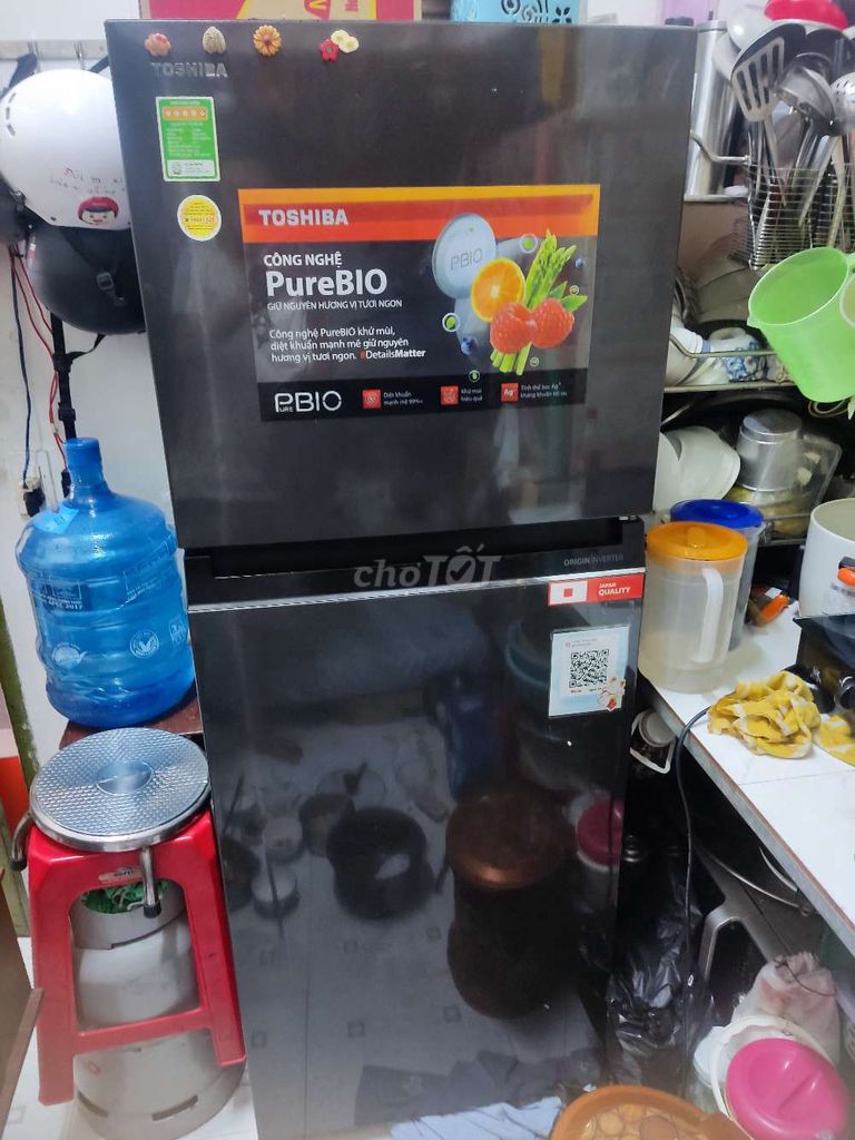 Tủ lạnh Toshiba GR-RT416WE-PMV 312L Đen 2023. Mua bán Tủ lạnh tại Quận Bình Thạnh Tp Hồ Chí Minh được đăng bởi Đại Nguyễn 113 hình 1