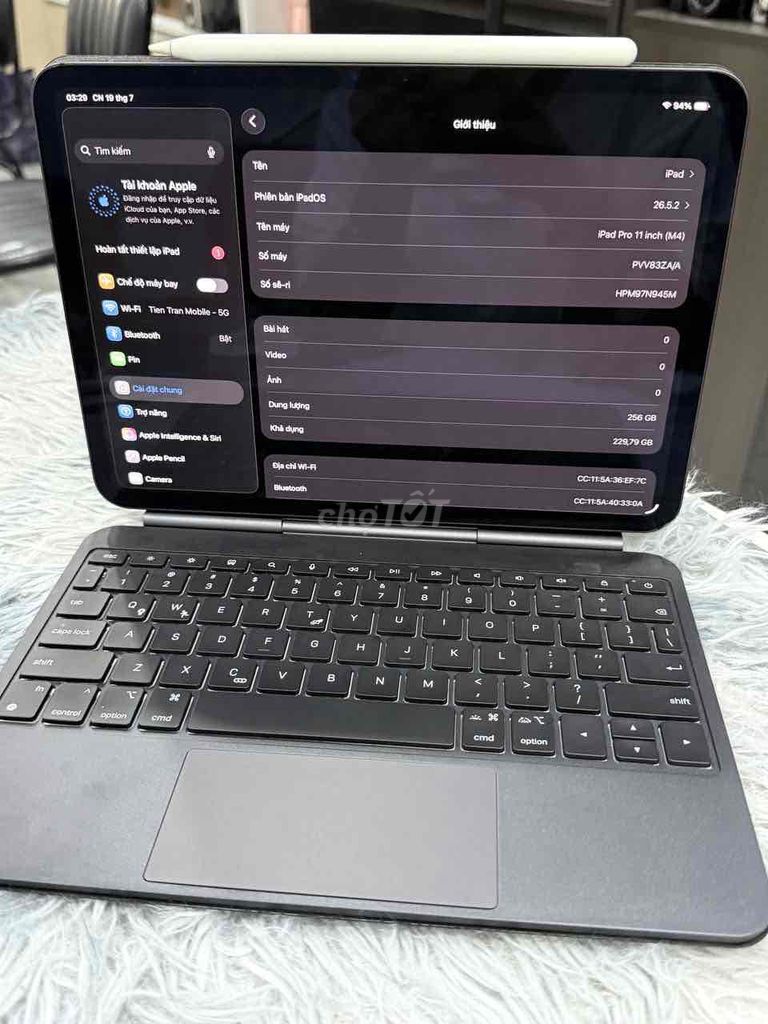 iPad Pro M4 11 inch 256GB Xám WiFi. Mua bán Máy tính bảng tại Quận 5 Tp Hồ Chí Minh được đăng bởi Phan Thế Phong  hình 1