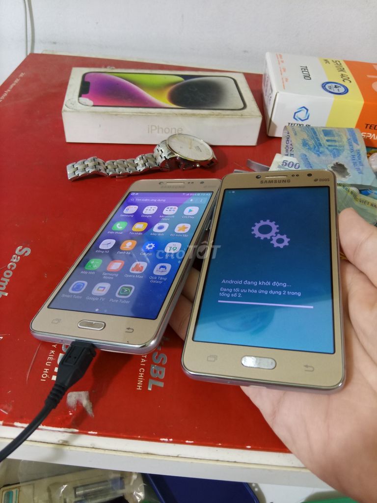 Samsung J2 Prime Vàng đồng. Mua bán Điện thoại tại Huyện Hóc Môn Tp Hồ Chí Minh được đăng bởi Sơn  hình 1