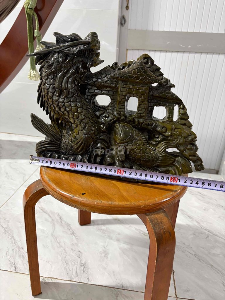 Tượng phong thủy Cá chép hóa rồng Gỗ đổi màu. Mua bán Nội thất, đồ gia dụng khác tại Quận Bình Thuỷ Cần Thơ được đăng bởi Tùng hình 1