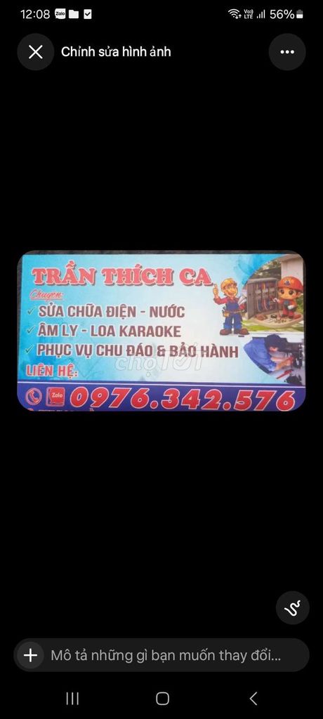 Dịch vụ sửa chữa Điện nước, âm ly, loa có bảo hành. Dịch vụ tại Quận Bình Thuỷ Cần Thơ được đăng bởi hải Trần phi hình 1