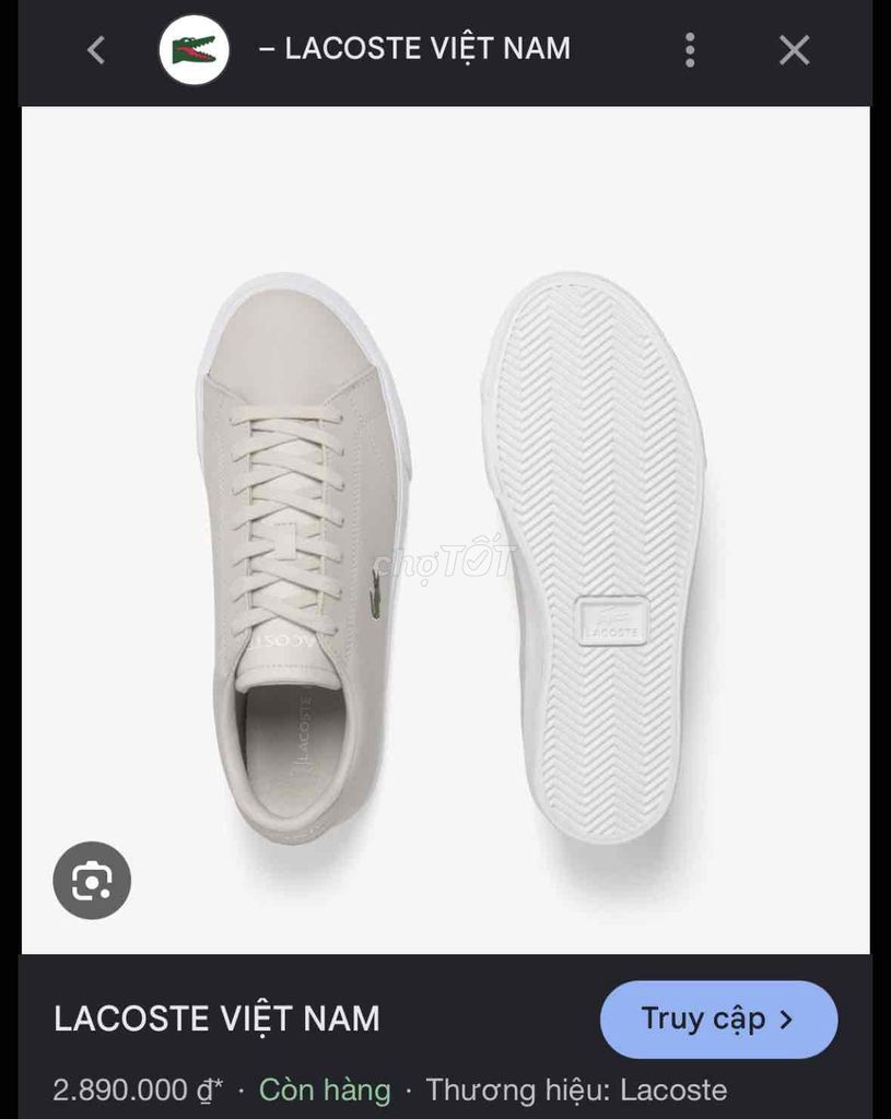 Bán giày size 42 Lacoste new fullbox. Mua bán Giày dép tại Quận 1 Tp Hồ Chí Minh được đăng bởi Nguyễn Hiền Triển hình 1
