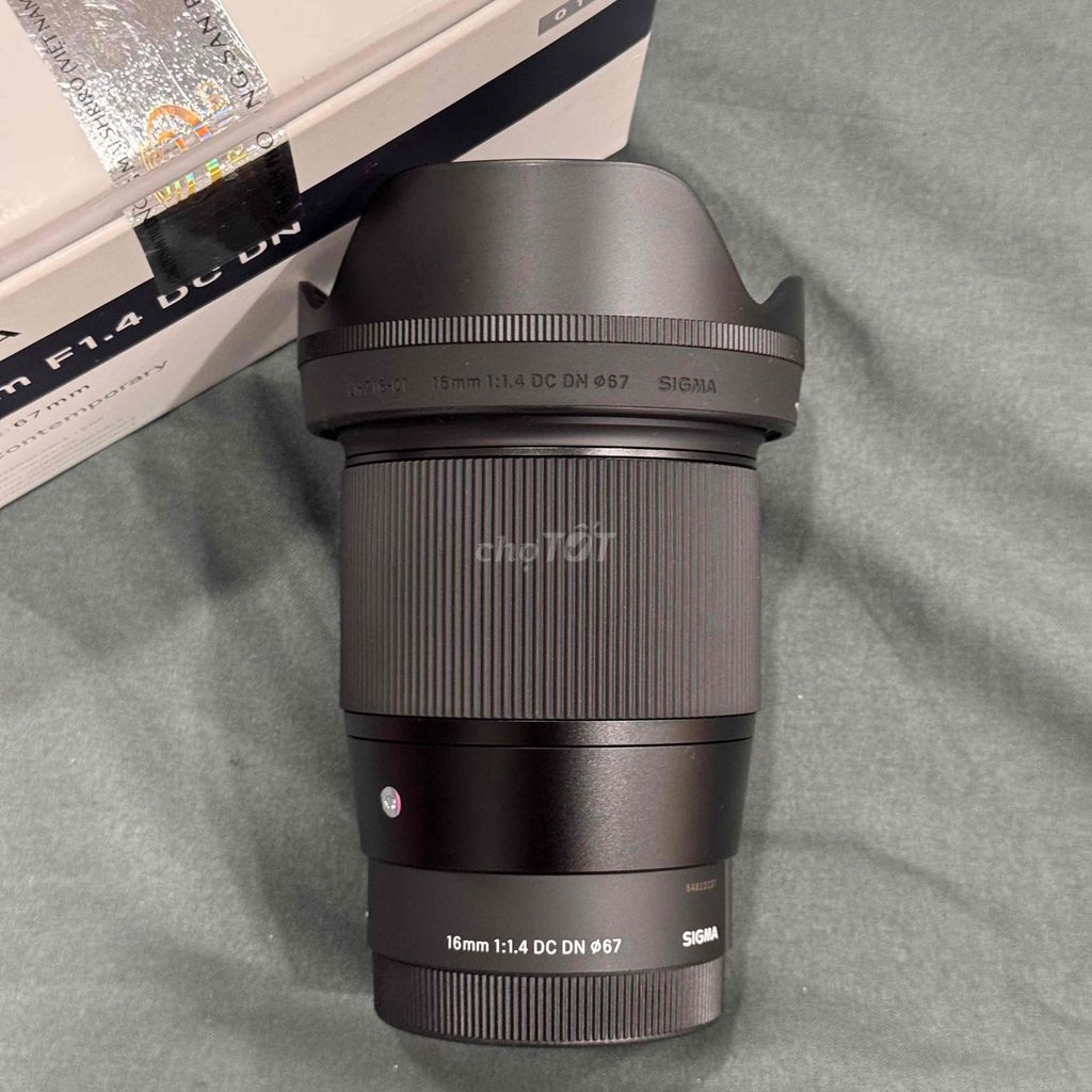 Sigma 16 f/1.4 fullbox BHH 07/2027 for Sony. Mua bán Máy ảnh, Máy quay tại Quận Tân Phú Tp Hồ Chí Minh được đăng bởi Bẩu hình 1