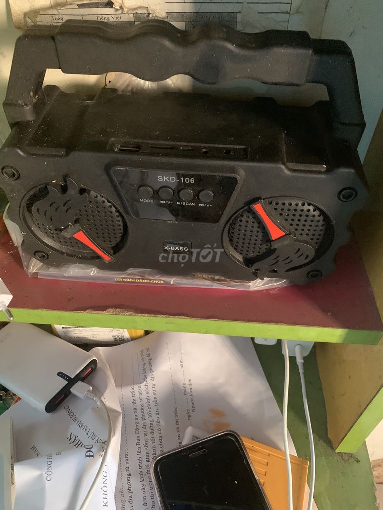 Loa Bluetooth SKD-106 Đen. Mua bán Tivi, Âm thanh tại Thành phố Bà Rịa Bà Rịa - Vũng Tàu được đăng bởi Chi Bảo hình 1