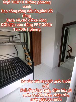 Cho thuê phòng tầng ngõ 103 đường phương canh đối diện cao đẳng fpt. Cho thuê phòng trọ tại Quận Nam Từ Liêm Hà Nội được đăng bởi chân kệ máy sấy