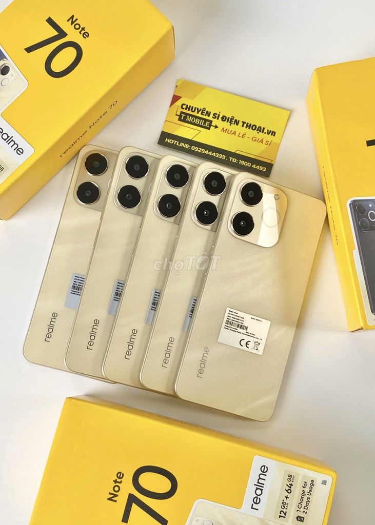 Realme Note 70 FullBox (Hàng Công Ty). Mua bán Điện thoại tại Quận Bình Thạnh Tp Hồ Chí Minh được đăng bởi TMOBILE GIÁ TỐT NHẤT hình 1