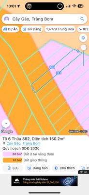NGỘP NẶNG 150m2 SỔ RIÊNG THỔ CƯ CHỈ 699tr ĐƯỜNG NHỰA LỚN VỈA HÈ ĐẸP. Mua bán đất tại Huyện Trảng Bom Đồng Nai được đăng bởi Tuấn BĐS Trảng Bom