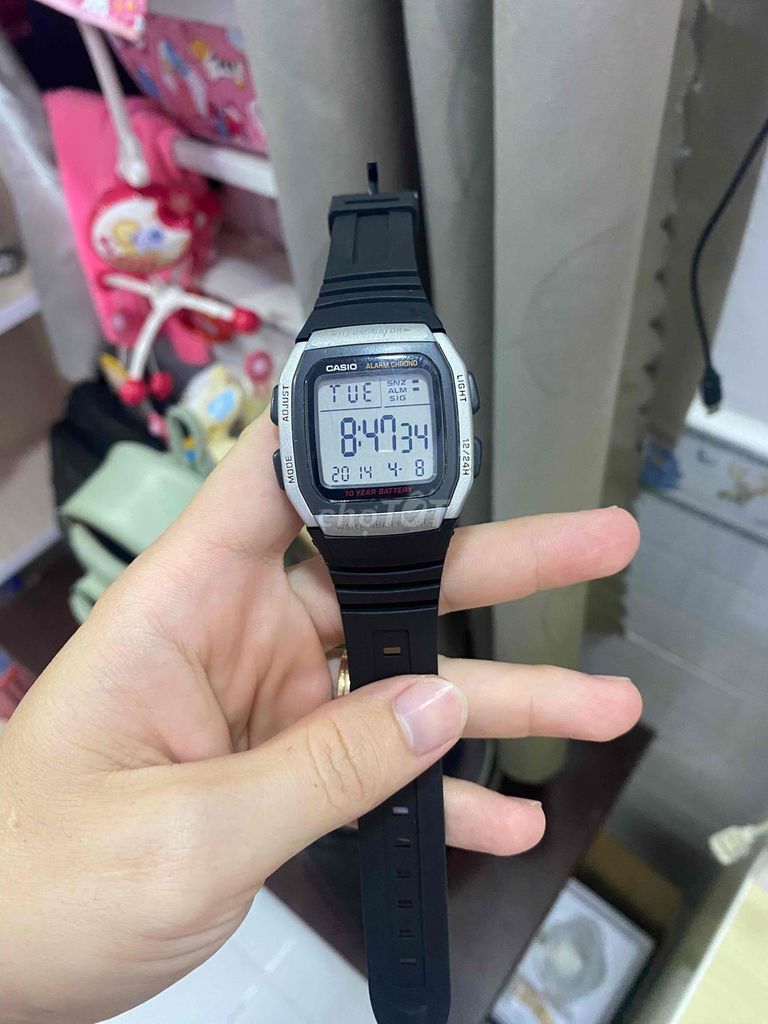 Đồng Hồ Casio W-96h còn đẹp dây khoá mới thay