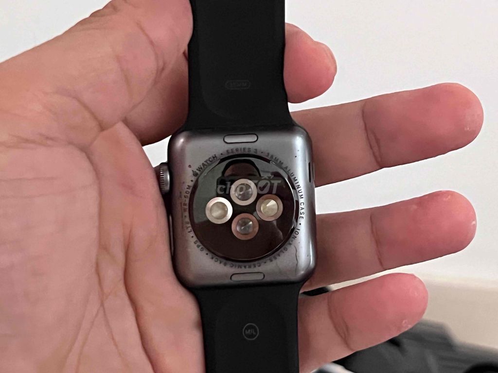 Apple Watch Series 3 38mm Đen 98%. Mua bán Thiết bị đeo thông minh tại Quận 6 Tp Hồ Chí Minh được đăng bởi Đinh Trọng Hòa hình 1