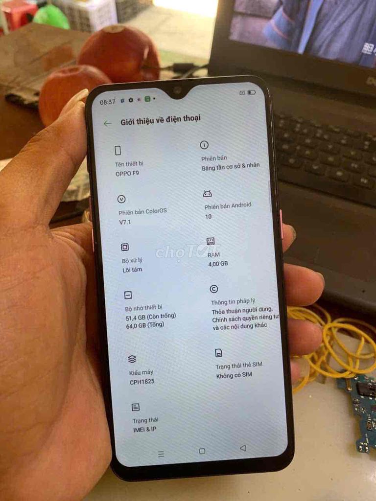 Oppo F9 4GB/64GB Tím. Mua bán Điện thoại tại Thành phố Phan Thiết Bình Thuận được đăng bởi Tuấn Khôi hình 1
