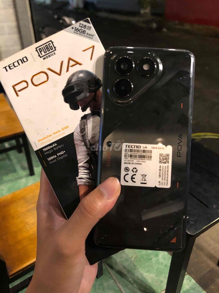 Tecno Pova 7 8/128GB Fullbox 99%. Mua bán Điện thoại tại Quận Tân Phú Tp Hồ Chí Minh được đăng bởi Tony Chung hình 1