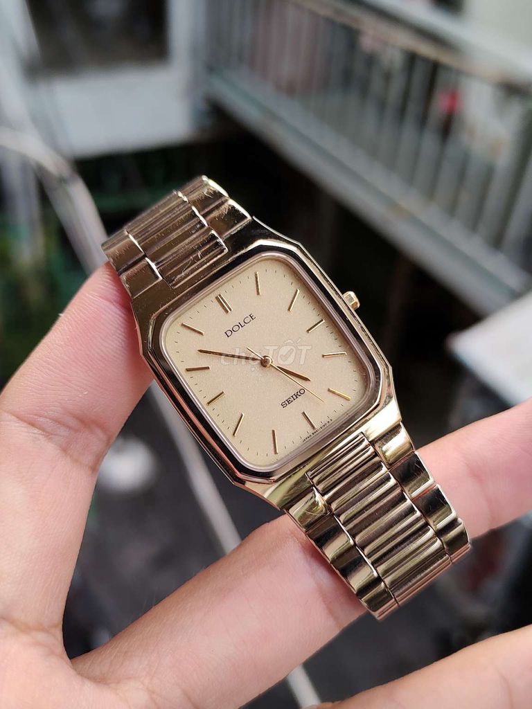 Seiko Dolce tank Vintage đẹp 97% zin