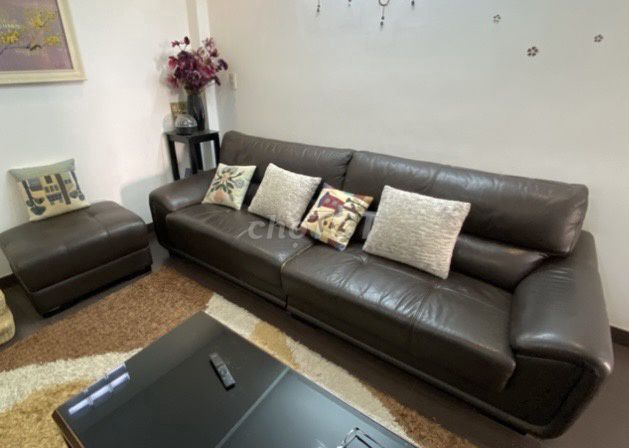 Bộ salon da màu Nâu. Mua bán Bàn ghế tại Quận 3 Tp Hồ Chí Minh được đăng bởi Ngọc hình 1