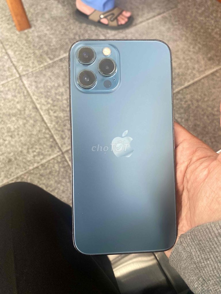 Apple iPhone 12 Pro Max 128GB Xanh. Mua bán Điện thoại tại Thành phố Vĩnh Long Vĩnh Long được đăng bởi Cá Sặc hình 1