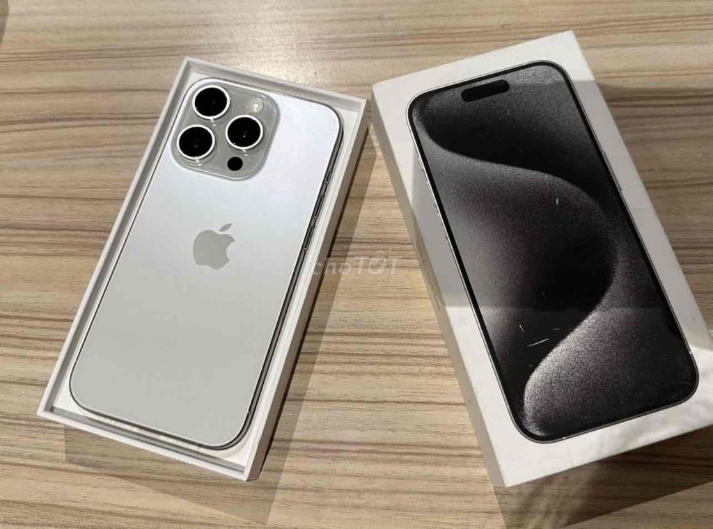 iPhone 15 Pro 128G Titan FULLBOX NEW BH APPLE 2025. Mua bán Điện thoại tại Quận 10 Tp Hồ Chí Minh được đăng bởi iStockHCM hình 1
