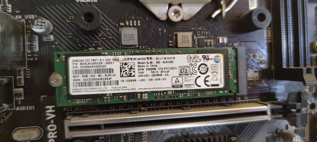Ổ cứng SSD NVMe Samsung PM871 M.2 2280 128GB. Mua bán Linh kiện (RAM, Card...) tại Thành phố Thủ Đức Tp Hồ Chí Minh được đăng bởi Thanhdo hình 1