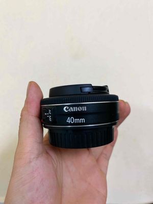 Lens canon 40f2.8 STM đẹp keng