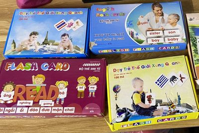 Combo 4 bộ thẻ Flash Card. Mua bán Mẹ và bé tại Quận Cẩm Lệ Đà Nẵng được đăng bởi Uyen Nguyen