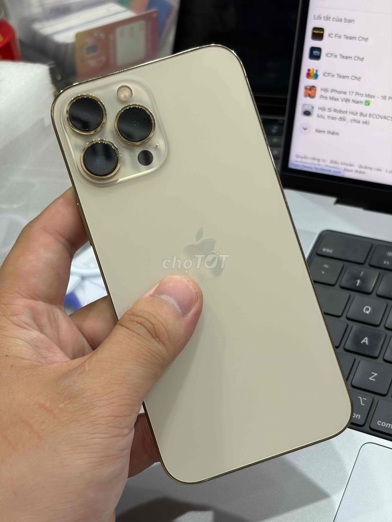 Apple iPhone 13 Pro Max 128GB Vàng. Mua bán Điện thoại tại Huyện Thanh Trì Hà Nội được đăng bởi Đoàn Xuân Tùng hình 1