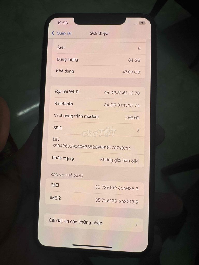 Bán iPhone XSM 64GB Vàng full chức năng. Mua bán Điện thoại tại Thành phố Rạch Giá Kiên Giang được đăng bởi Duy Khánh hình 1