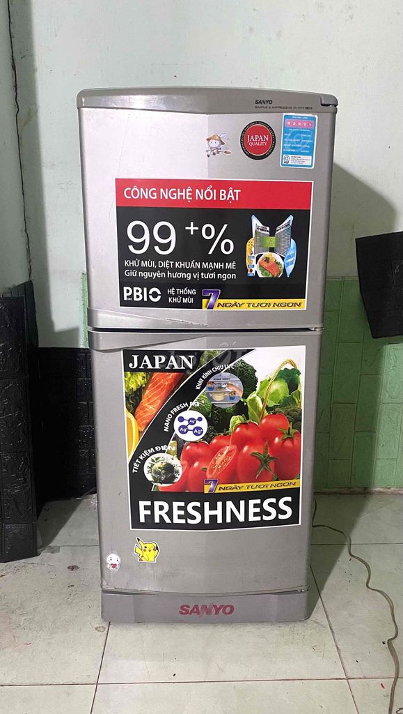 Tủ lạnh Sanyo 120 lít. Mua bán Tủ lạnh tại Quận 12 Tp Hồ Chí Minh được đăng bởi Thiên Long hình 1