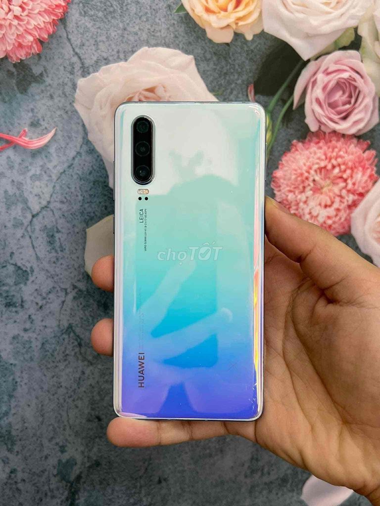 Huawei P30 6/128Gb Blue quốc tế BH 3th có trả góp