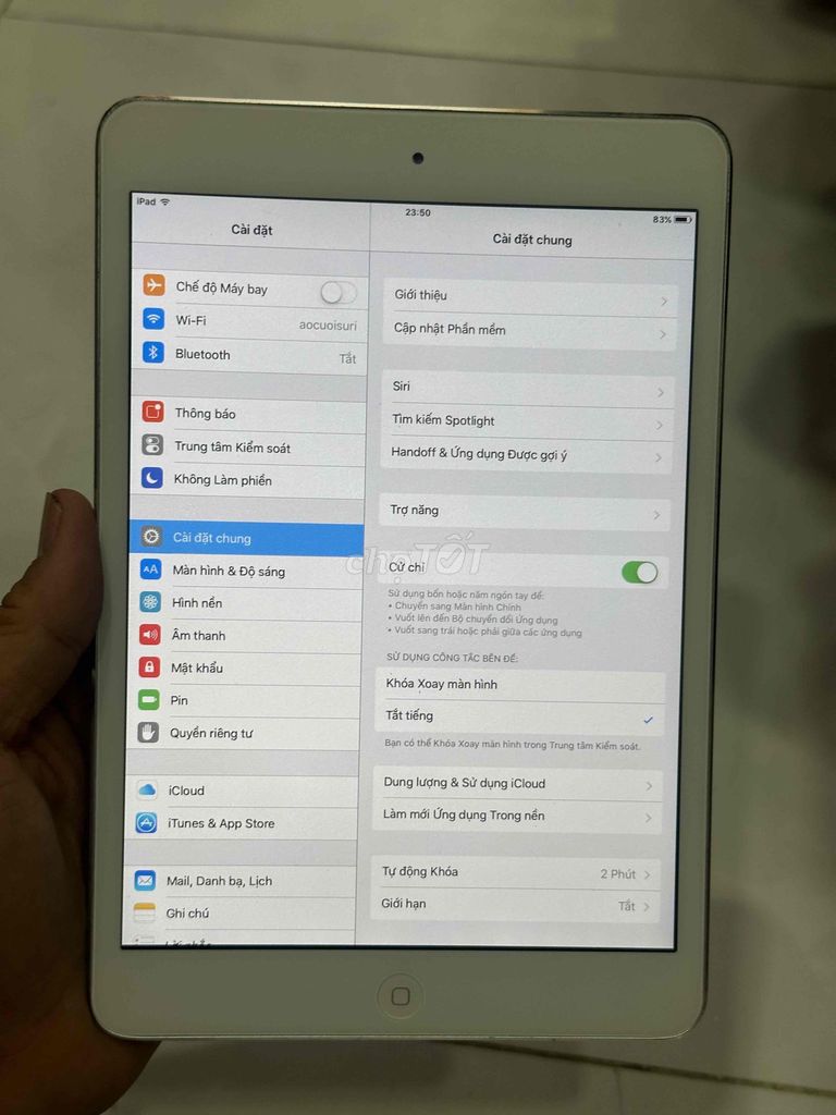Apple iPad mini 1 Bạc. Mua bán Máy tính bảng tại Thành phố Sóc Trăng Sóc Trăng được đăng bởi Thanh hình 1
