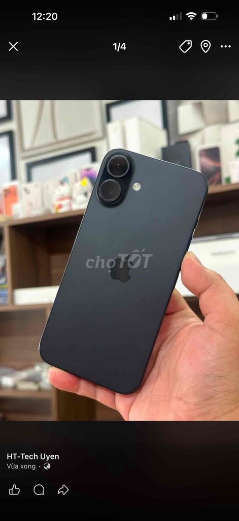 Apple iPhone 16 Plus 128GB Đen Đã sử dụng. Mua bán Điện thoại tại Thành phố Biên Hòa Đồng Nai được đăng bởi Uyên Phạm hình 1