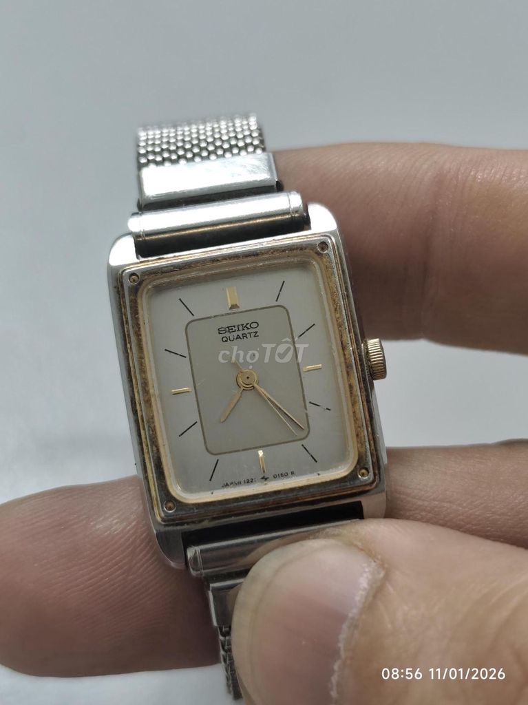 SEIKO Quartz 1221 – Tank Cổ Điển – Tự xử. Mua bán Đồng hồ tại Huyện Tư Nghĩa Quảng Ngãi được đăng bởi Anh Tuấn 76 hình 1