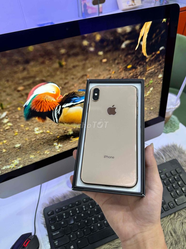 iPhone Xs Max 256GB Vàng quốc tế Mỹ pin 100% zin. Mua bán Điện thoại tại Quận 3 Tp Hồ Chí Minh được đăng bởi Nam Á Mobile hình 1