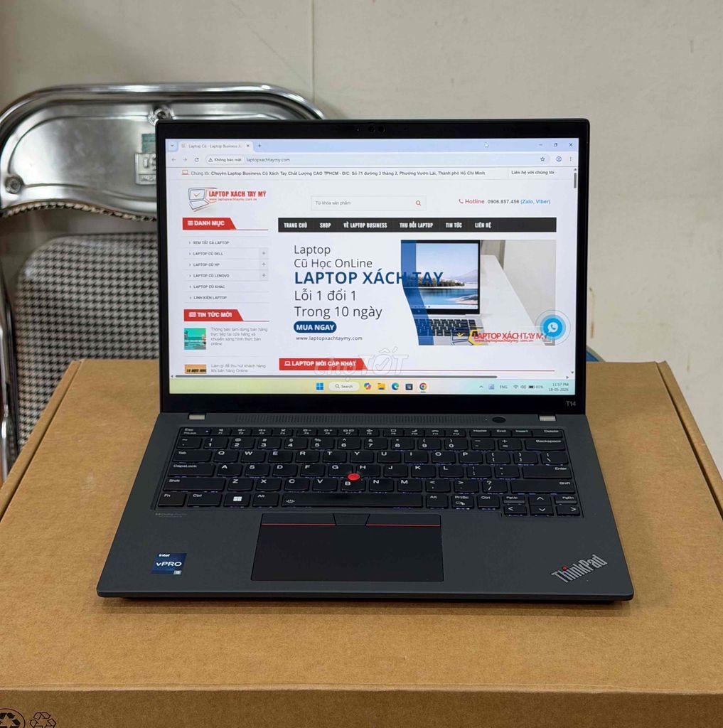 Thinkpad T14 gen 3 i5-1235U/16GB/512GB FHD Touch. Mua bán Laptop tại Quận 10 Tp Hồ Chí Minh được đăng bởi Laptop xách tay Mỹ hình 1
