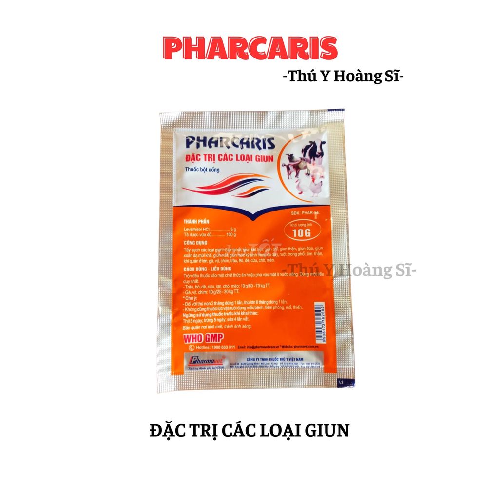 PHARCARIS ĐẶC TRỊ CÁC LOẠI GIUN