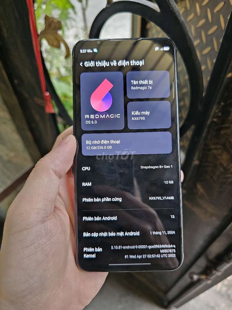 NUBIA REDMAGIC 7S 12G/256 SNAP8+ GEN1 ZIN 98% KHỎE. Mua bán Điện thoại tại Quận Tân Phú Tp Hồ Chí Minh được đăng bởi Ngô Minh Mobile  hình 2