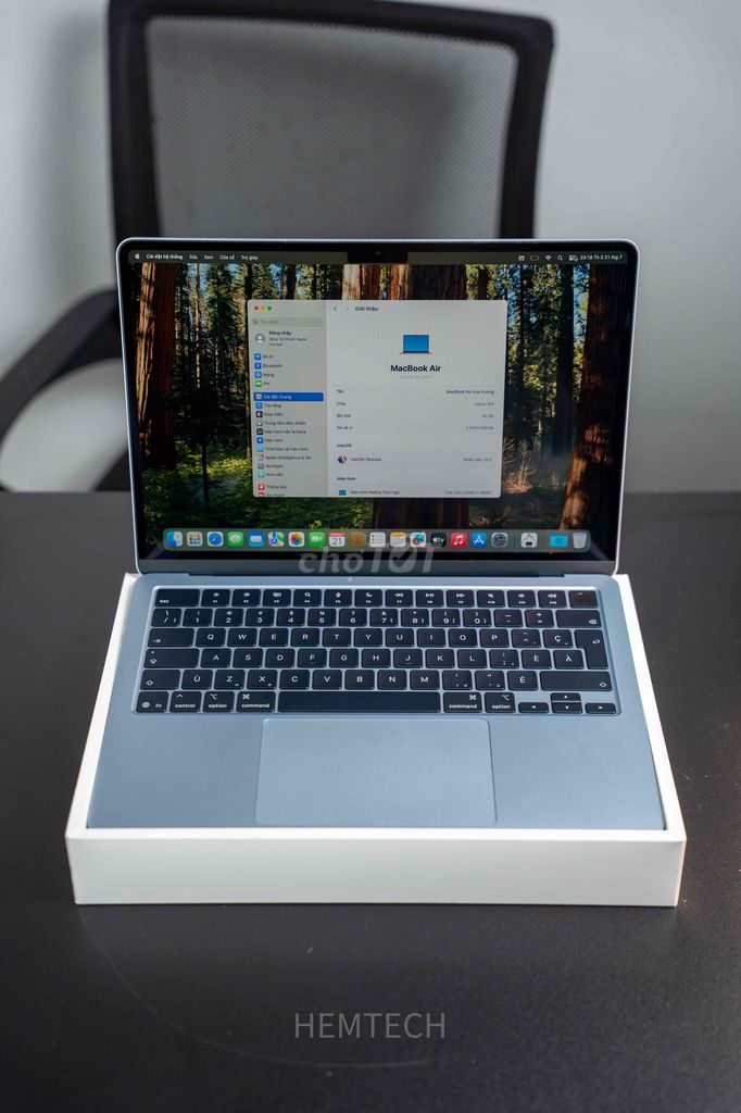 Apple Macbook Air M4 13 inch 16GB/512GB Sky. Mua bán Laptop tại Quận 3 Tp Hồ Chí Minh được đăng bởi Trường hình 1