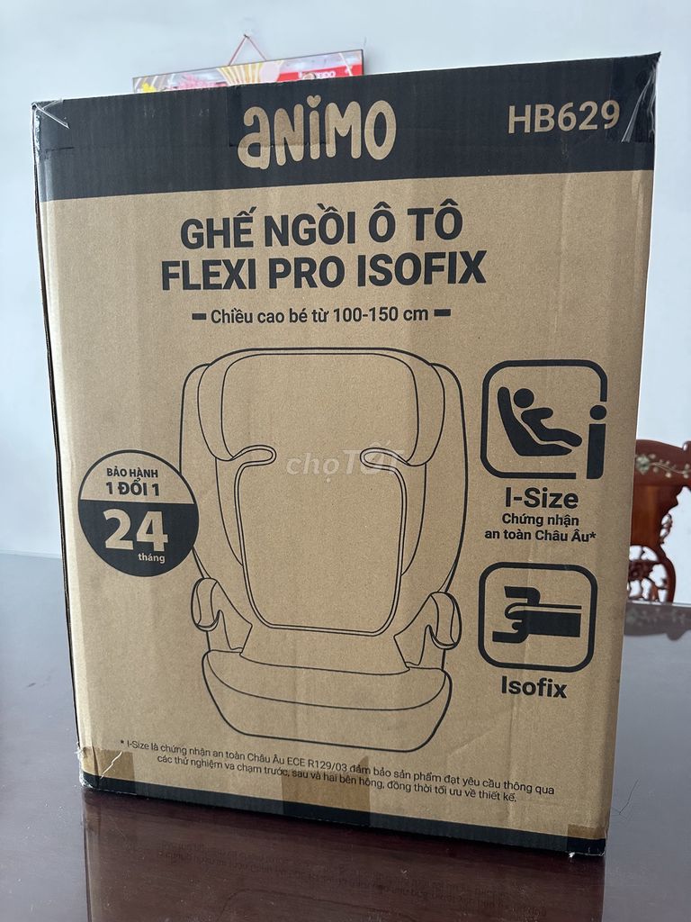 Ghế ngồi ô tô Animo Flexi Pro Isofix. Mua bán Mẹ và bé tại Thành phố Thủ Đức Tp Hồ Chí Minh được đăng bởi Quang hình 1