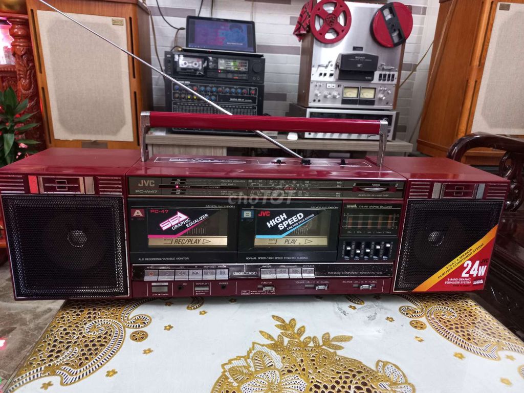Cassette JVC PC-47 rất đẹp, đang hoạt động tốt