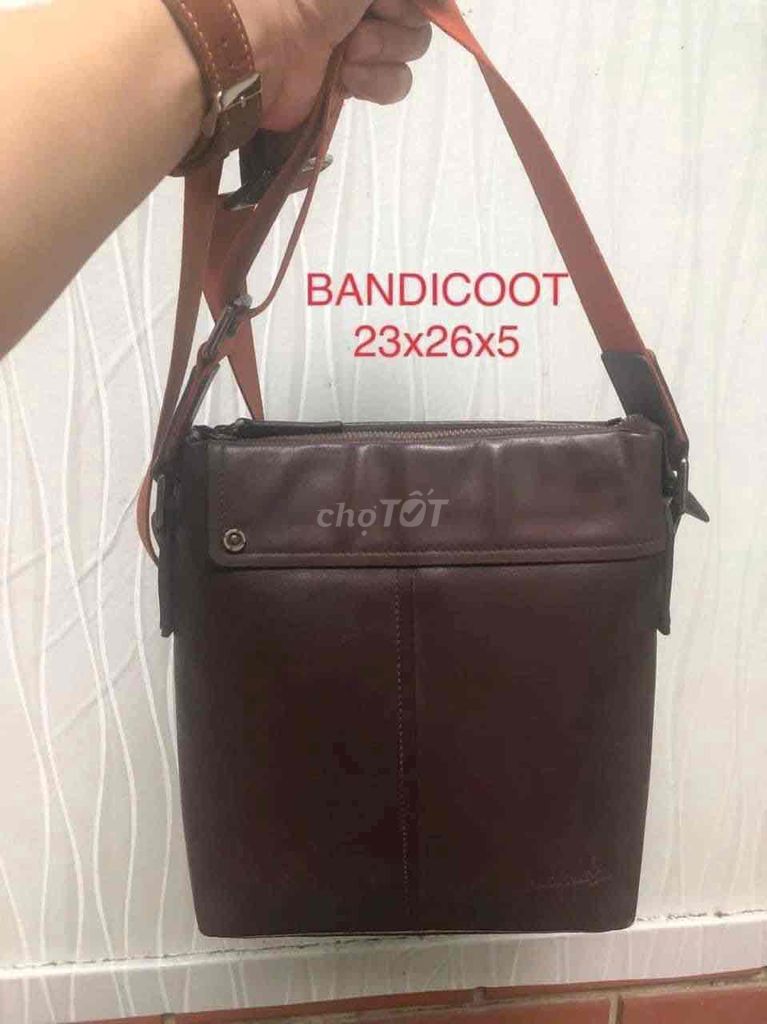 Đeo chéo BANDICOOT size 23x26x5 da xịn