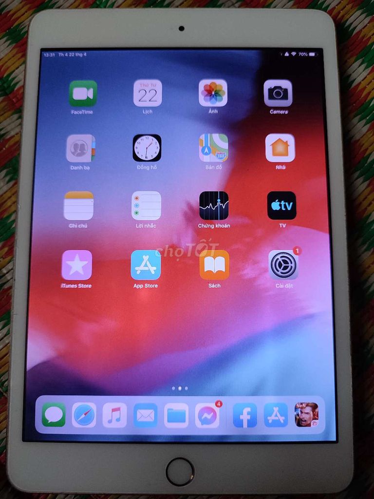 Apple iPad mini 3 Vàng hồng. Mua bán Máy tính bảng tại Quận Thanh Xuân Hà Nội được đăng bởi Phạm Văn Giang hình 1