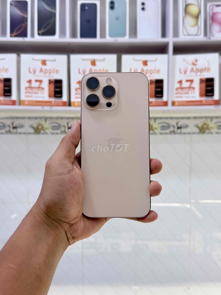 Apple iPhone 16 Pro Max 256GB Vàng Đã qua sử dụng. Mua bán Điện thoại tại Thành phố Long Xuyên An Giang được đăng bởi Lý Apple hình 1